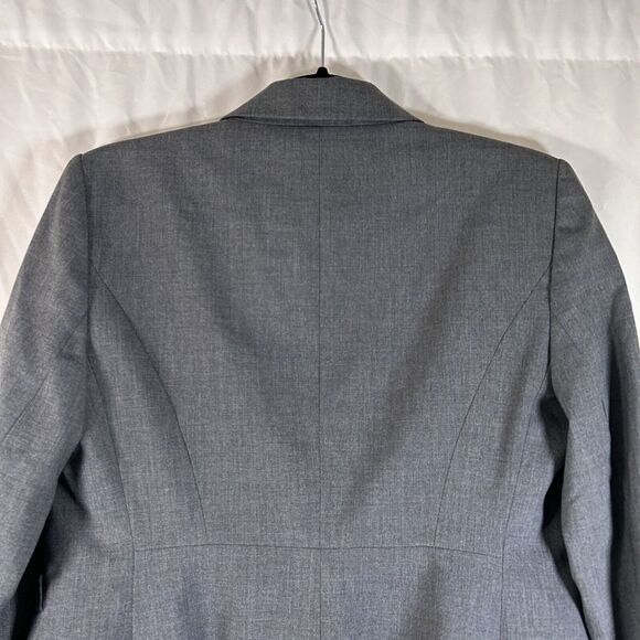 The Limited Blazer Women's 4 Grey 2 Button Front Polyester Suit Jacket - Picture 8 of 9